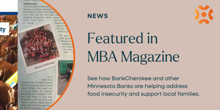 BankCherokee featured in MBA Magazine.