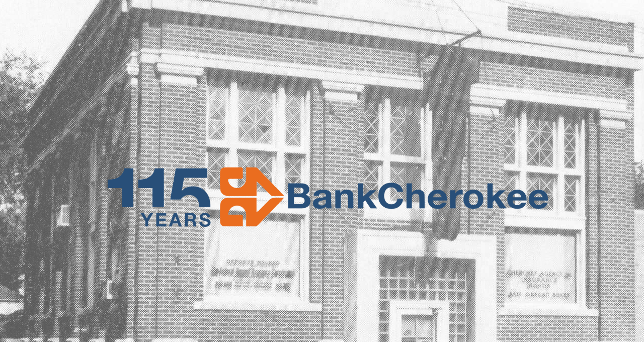 BankCherokee on Smith Avenue before the remodel.