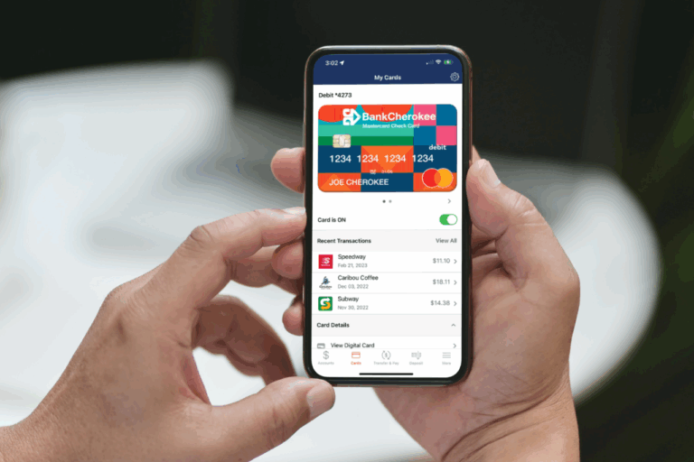 Manage your Check Card with our mobile app