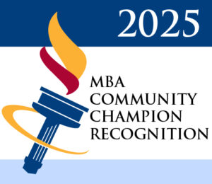 MBA Community Champion Recognition logo